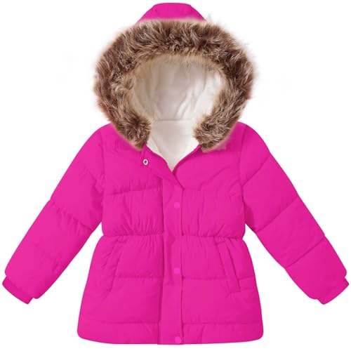 Manteau d'hiver à capuche contre le froid veste polaire fille