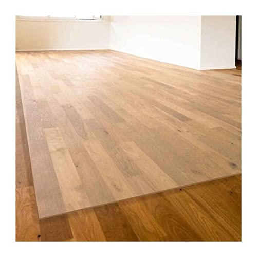 Tapis de protection transparent rectangulaire en PVC vinyle imperméable multi-usages