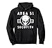 USA Area UFO 51 Alien Extraterrestrisches Raumschiff Raumfahrzeug Pullover Hoodie