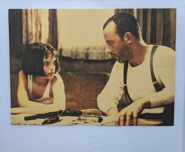 【当時物】映画　LEON　レオン　ジャン・レノ　ポスター　希少　レトロ　S1 当時物】映画 LEON レオン ジャン・レノ ポスター 希少 レトロ