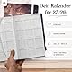 Lebenskompass Kalender 2025 2026 A5 ”Dreamy” - Hardcover Buchkalender von Juli 2025 bis Dezember 2026 - Dein Wochenplaner & Terminplaner für 18 Monate
