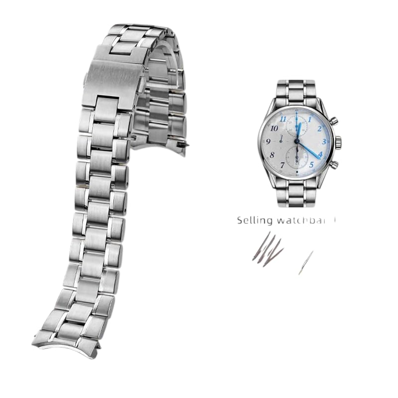 Bracciale Sportivo in Acciaio Inossidabile da 22 mm per Bracciale Tag HEUER Carrera Calibre CV2A84 CV2A10 Curvo