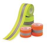 Just In Trend - Flame Resistant FR Sew On High Visibility Hi Vis Retro reflective tape (2' x 5 yds,...