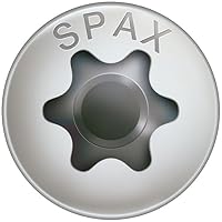SPAX Universalschraube aus Edelstahl rostfrei A2, 5,0 x 50 mm, 100 Stück, T-STAR plus, Halbrundkopf, Vollgewinde, 4CUT, 0207000500503 – Ansicht 2