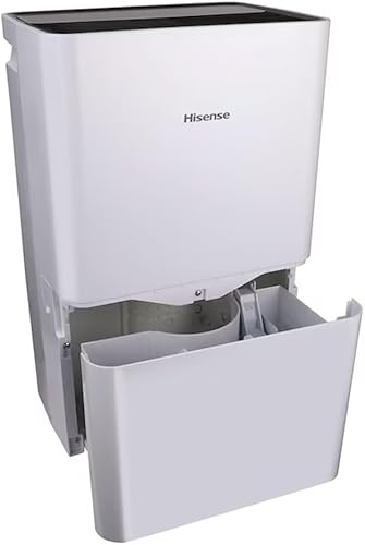 Miniatura 5 de Hisense ConnectLife Smart Control - Deshumidificador de 3 velocidades de 50 pintas, 3 velocidades de ventilador (alto, bajo, automático), habilitado