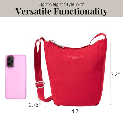 Image of Baggallini Swift Mini Crossbody Bag for Women - 4.5x7 Small Travel Purse with Crossbody Strap and RFID