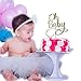 Oh Baby Cake Topper - Smash Cake Topper, New Baby For Photo Booth Props, Glitter Cake Decorating Supplies, Baby Shower Favors For Gold Cake Topper, Oh Baby Sign (Oh Baby)