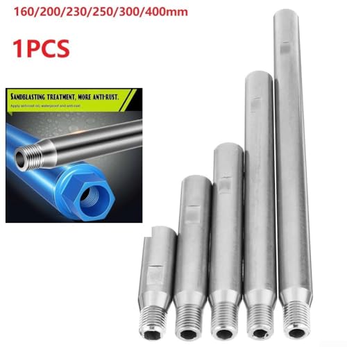 Eawfgtuw Core Bit Extension, M22 Thread Extension Rod, Concrete Drilling Extension, Drill Extension, Core Bit Extension Rod, M22 Thread Adapter, Drilling Extension(230mm) - Image 5