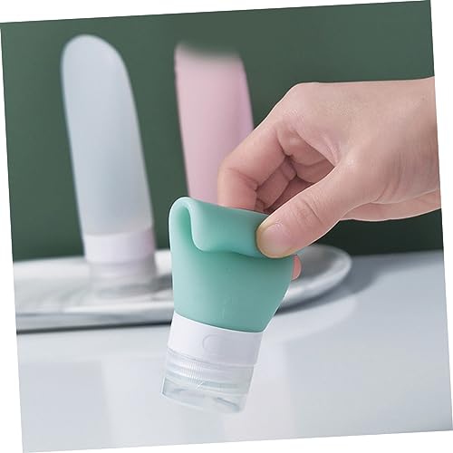Beaupretty Frasco De Aperto Recarregável De Silicone Vazio De 4 Peças Para Viagem