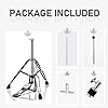 Vaisoeny Hi Hat Stand,Three Legs Hi-hat stand,Adjustable Height 23.6" to 39.3", Double Braced High Hat Stand with Widened Non-Slip Rubber Feet (V-CC-FK11) #5