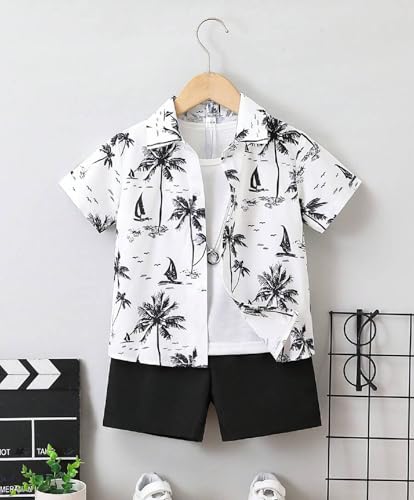 Image of Lymio Junior's Boys Clothing Set | Kids Co-ord Set | Trendy Shirt and Short for Boy | Summer Wear Kids Dress (DSS-44-46)
