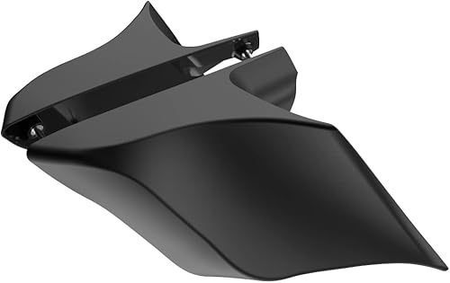 Miniatura 29 de Advanblack Barracuda - Cubiertas laterales estiradas plateadas (brillantes), paneles extendidos para Harley Touring Street Glide Road Glide Electra