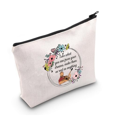 LEVLO DMB Fans Quote Pencil Case Take What You Can from Your Dreams Cosmetic Bag Band Music Gift for Mom BFF (as real as anything)
