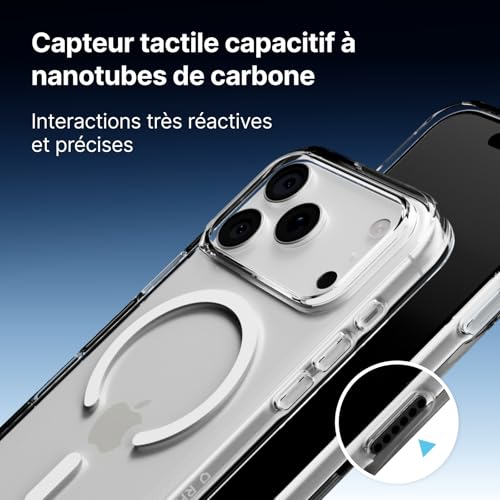 Coque iPhone 17 MagSafe antichoc : haute transparence et protection militaire - 5