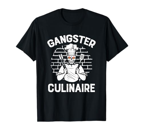 Grille BBQ - Gangster Culinaire - BBQ Grill T-Shirt