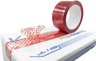 Cinta de seguridad antirrobo, 50 m x 50 mm – Paquete de 3 rollos – Sello antimanipulación para embalajes y envíos