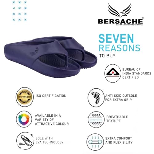 Image of BERSACHE Extra Soft Classic Casual with Regular wear with Ultra Soft & Flexibility Technology Flipflop for Men's