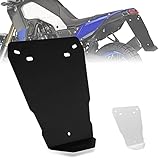 『Color』 Negro, Plateado. Soporte de Placa de Matrícula Eliminador de Guardabarros Ordenado de Cola de Motocicleta para Africa Twin CRF1100L Adventure Sports Yamaha Tenere 700 T7 XTZ700 XT700Z 700 Rally 2019-2021 Negro