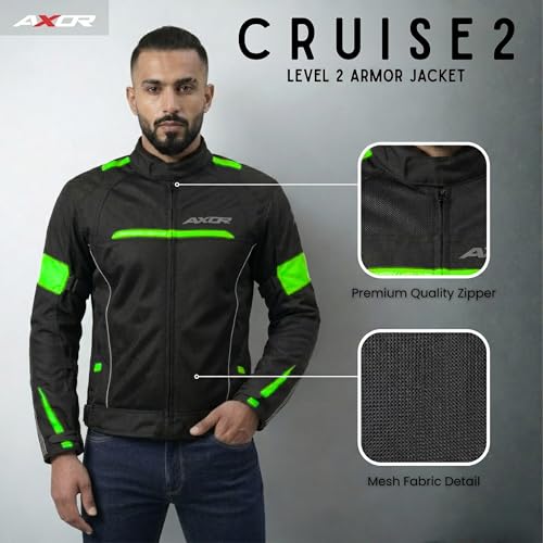Axor Cruise 2 Black Neon Yellow Jacket M - Image 3