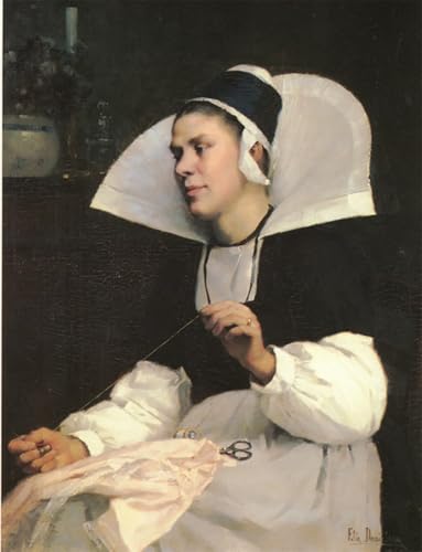 Pintura la giovane madre elin kleopatra decorativa para pared de oficina