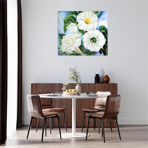 Tableau sur toile Weed 2 fleurs décoration murale maison impression 40x44cm sans cadre - 3