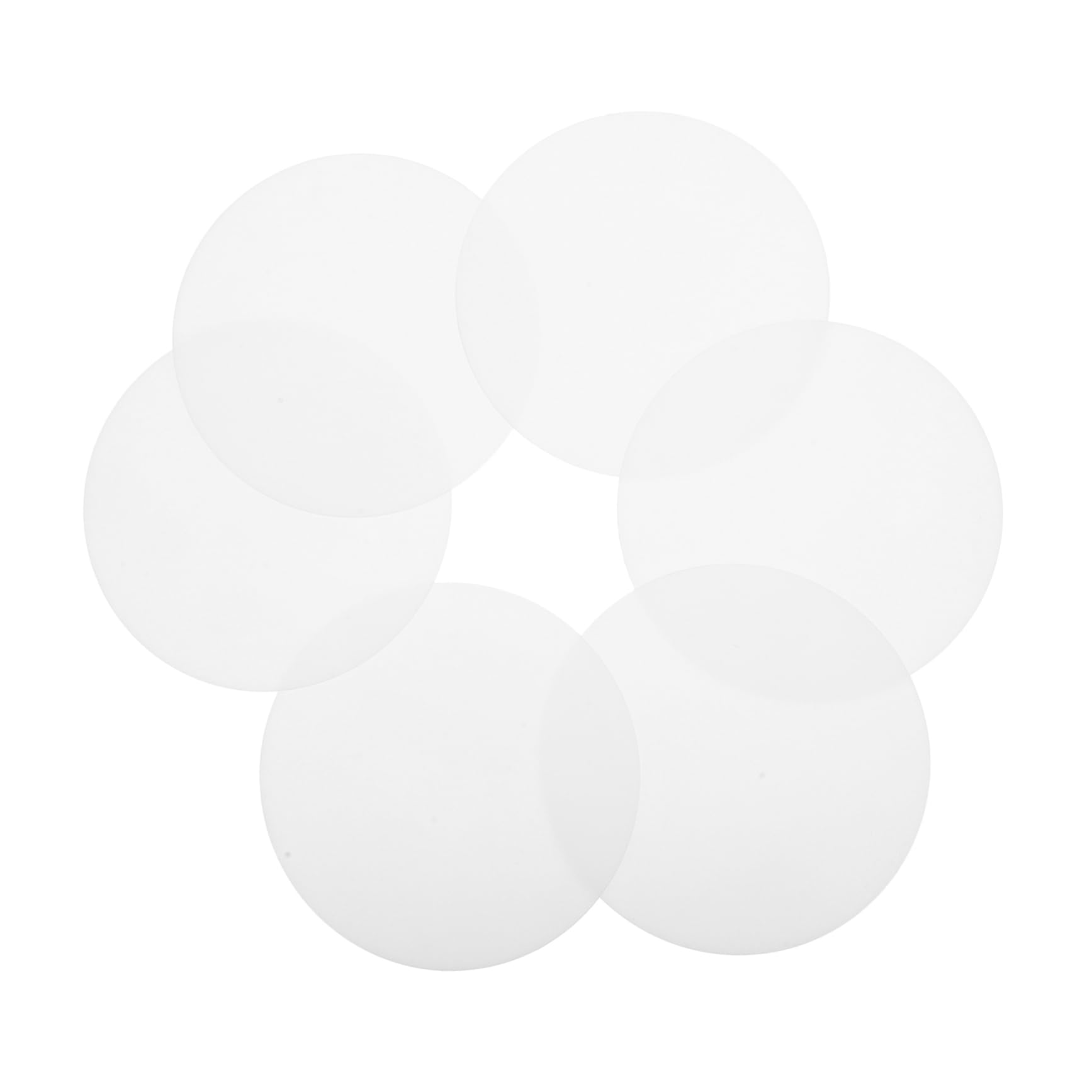 LIFKOME 6-pack Led Light Diffuser Ceiling Light Diffuser Plate for Led Downlights Flat Pc Material Anti-dazzling Spotlight Lamp Shields