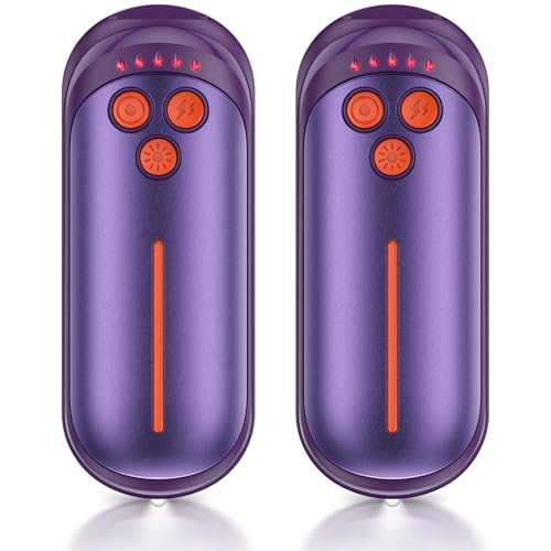 Image of Rechargeable Hand Warmers 2 Pack, Rapid Heating Within 3 Seconds