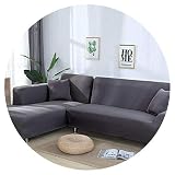 [Características del producto] Está compuesto de 92% de fibras de poliéster y 8% de elastano. Tejido a la moda, simple, suave, moderado, transpirable, antiarrugas, horno Seasons general. Adecuado para un sofá de esquina chaise longue a la izquierda y a la derecha. Y la funda de sofá en forma de L es de 2 piezas, es adecuada para un sofá en forma de L combinado por 2 partes por separado. Esta funda de sofá se aplica al sofá donde hay una distancia entre el asiento con el respaldo y el reposabrazos.