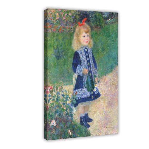 Toile Renoir Fille à l'arrosoir pour sublimer la déco de votre salon