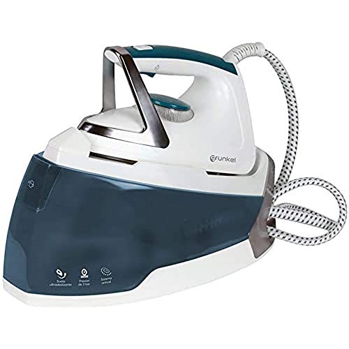 Grunkel - CP-ECO3 - Centro de Planchado Eco con Suela ultradeslizante y vapor continuo de 50 gr/min. 3 sistemas de planchado- 3 Bares de presión - 2200W, Multicolor
