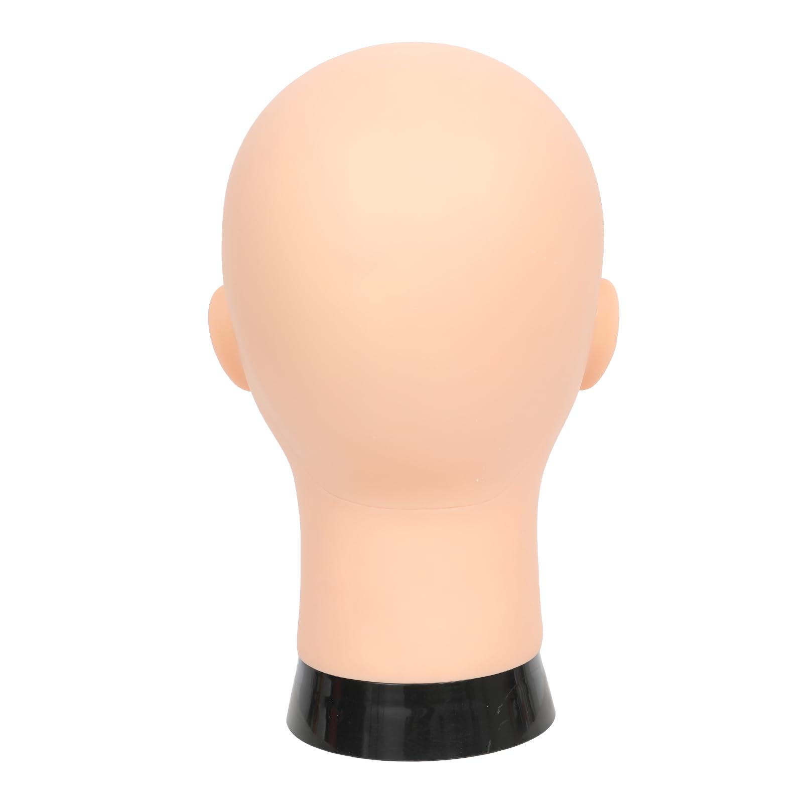 Tête de mannequin chauve pour femme - Tête de mannequin chauve pour la fabrication de perruques et présentoir - Avec pince de table gratuite (GT-B)