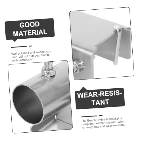 IWOWHERO appendix umbrella bracket umbrella pole Tricycle clip fishing umbrella stand practical parasol stand Umbrella stand practical umbrella stand Chair Iron bracket