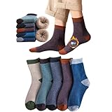 [Fenzun] 靴下 メンズ 高級綿 通気性 臭わない 抗菌防臭 吸汗速乾 室内 カラフルソックス アウトドアソックス カジュアル 7足セット 四季適用 男女兼用 24-28cｍ (JP, アルファベット, Free Size, 5足セット1（厚手）)