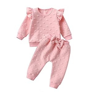 Baby Girl Clothes 2Pcs Sets Floral print Long Sleeve Ruffle Top Pants Outfits Set