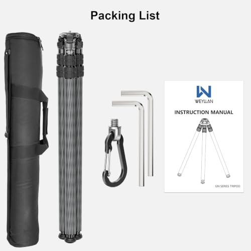 WEYLLAN GN403 Carbon Fiber Hunting Tripod, 70.08'' Inverted Camera Tripod by WEYLLAN - Used condition - Image 8