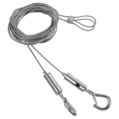 TINEASUR 2piezas Cordón Para Colgar Marcos De Fotos De Cuerda Acero Resistente y Duradero Decoración Para Hogar