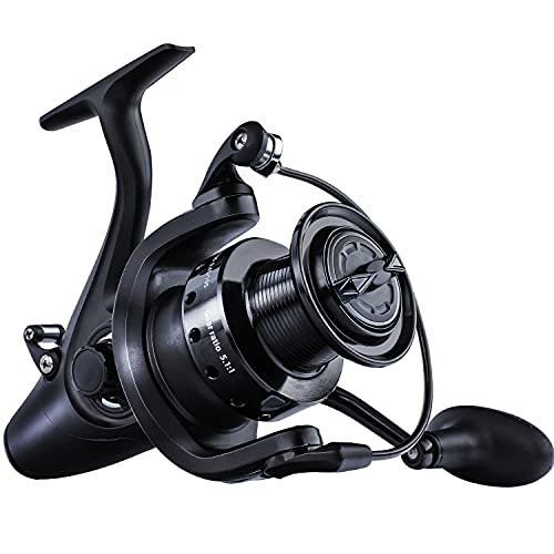 Image of Sougayilang Spinning Fishing Reel 12+1BB Metal Body Smooth Carp Spinning Reels for Saltwater Freshwater Fishing-BE5000