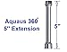 Aquaus 360 5-inch Extension & Interchangeable Spray Heads (for ABS Sprayer)