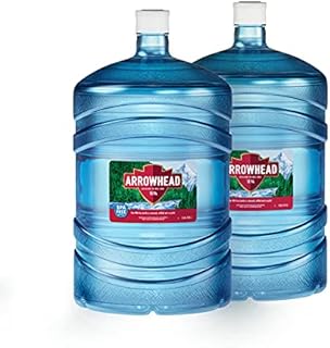 Arrowhead Spring Water - Two Bottle Bundle (5-Gallons each bottle), 640 Fl Oz (Pack of 2)…
