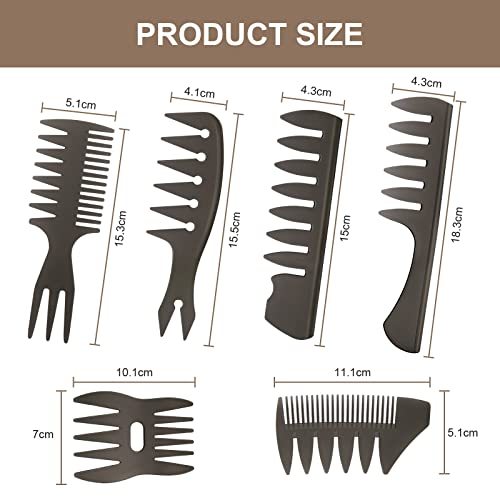 Set de 6 Peines para Cabello URAQT miniatura 2