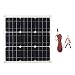 Produktbild GOTOTOP 18 V Flexibles Solarpanel, 30 W Flexibles Solarpanel + 4 m Clip-Kabel, Akku-Ladekabel für Boot, Wohnwagen, Wohnmobil
