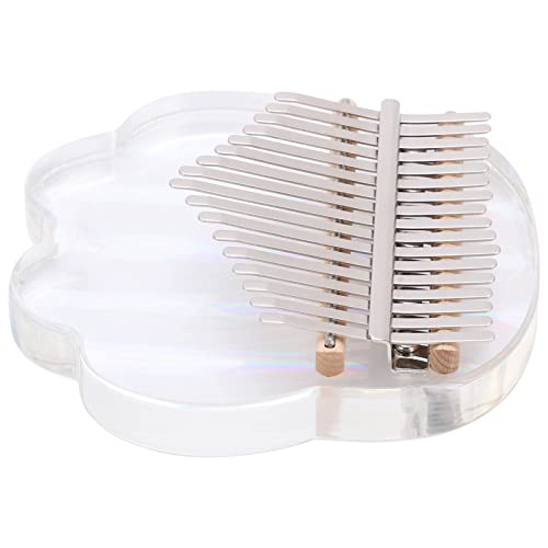 AXOC Kalimba à 17 Touches, kit d'instruments, Piano à Pouce en Cristal Portable Clair avec Sac de Rangement pour débutant pour la Performance en extérieur Cover