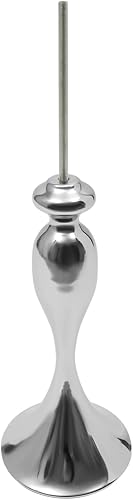 Miniatura 7 de Soporte de flores de cristal plateado, centros de mesa de boda para mesas, 10 piezas de plomo de carretera, jarrón de metal para mesas de recepción,