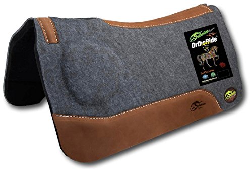 π₯π 10 Best Ever Saddle Pad For 2025 4 OrthoRide Correction Saddle Pad Western Saddle Pads - Made in USA (31 x 30, Natural Leathers)
