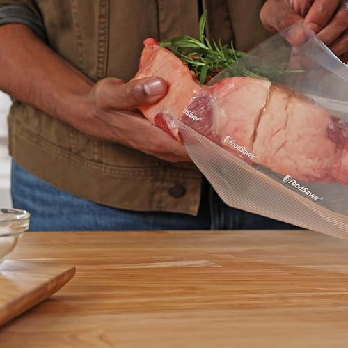 image for FoodSaver Heavy Duty Quart Vacuum Seal Bags, 44 Pack with 30% Extra Th