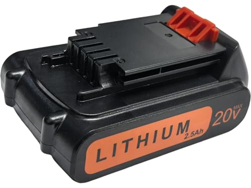 GHU Replacement Battery for Black and Decker 20V 2500mAh Compatible with Black and Decker 20V Power Tools