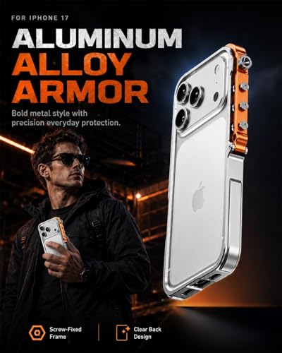 Bumper en métal iPhone 17 Pro Max cadre aluminium sans arrière rigide - 2