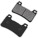 AHL Front and Rear Brake Pads for Honda CBR600RR CBR600 RR 2005 2006 CBR1000RR CBR 1000 RR 2004 2005 CBR1000RR CBR 1000 RR Fireblade 2004 2005 (Semi-metallic)