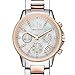 A｜X ARMANI EXCHANGE Women's Chronograph Two-Tone Stainless Steel Bracelet Watch (Model: AX4331)
