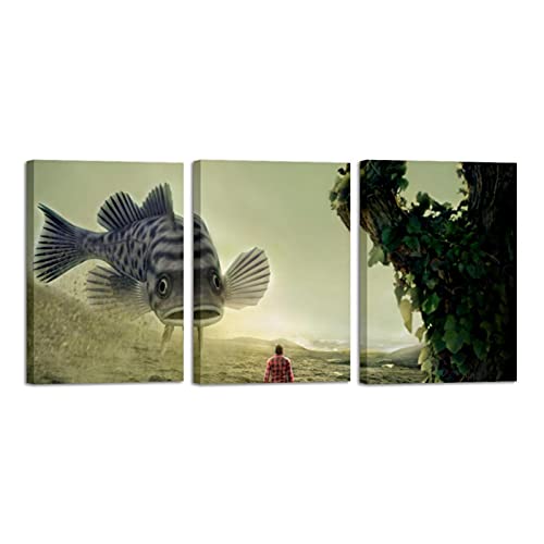 Art mural grand triptyque sur toile solution mur vide salon